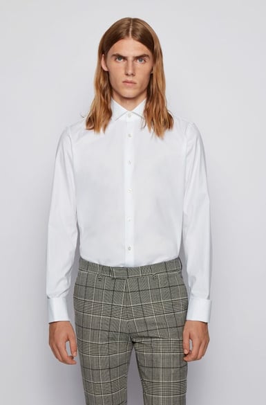 ΠΟΥΚΑΜΙΣΟ ΔΙΠΛΗ ΜΑΝΣΕΤΑ BOSS - 100 ΛΕΥΚΟ